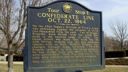confederate line plaque