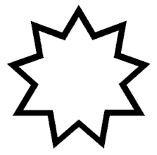 The Baha'i Star, a symbol of the Baha'i faith