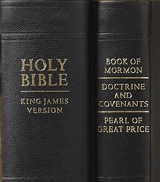 Bible with book of Mormon in doctrine and covenants