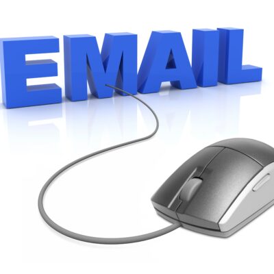 Email with mouse frame