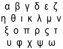 Greek Letters, gematria