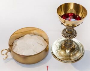 The Eucharist: Does Leviticus 7:20 say that its literal human blood?