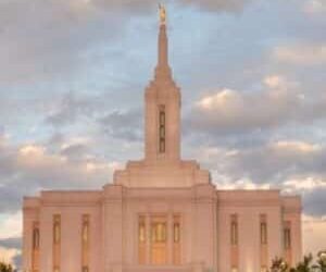 Outreach at the Mormon Temple open house in Pocatello, ID