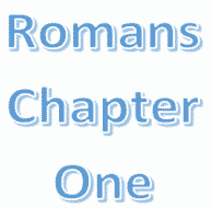 Bible Study: Romans 1