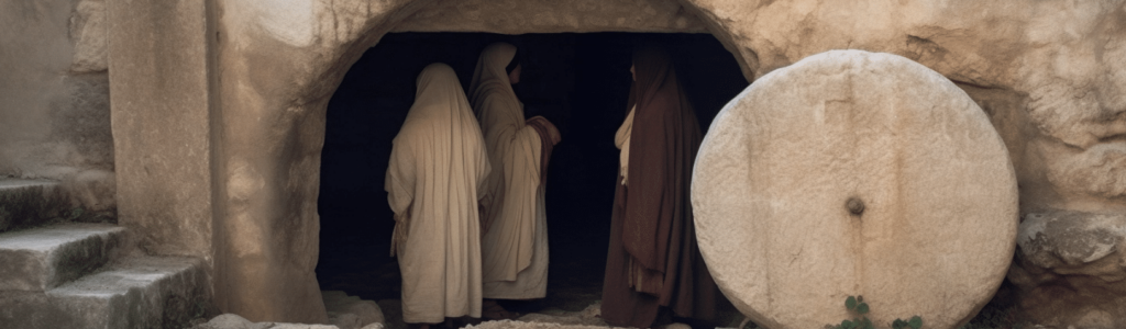 how many women at Jesus tomb?