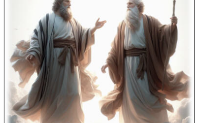 At the transfiguration, how did they know it was Moses and Elijah?